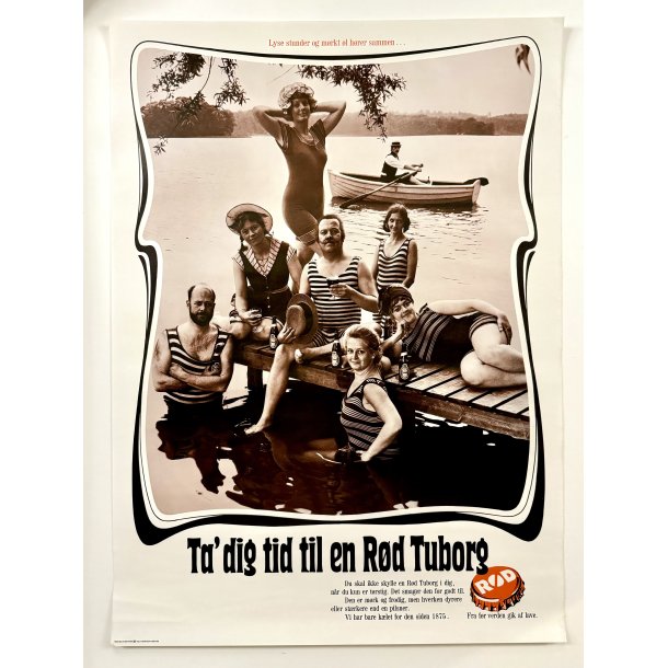 Original Plakat - Rd Tuborg 