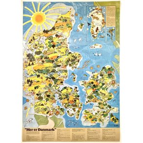 Original Plakat - Her Er Danmark