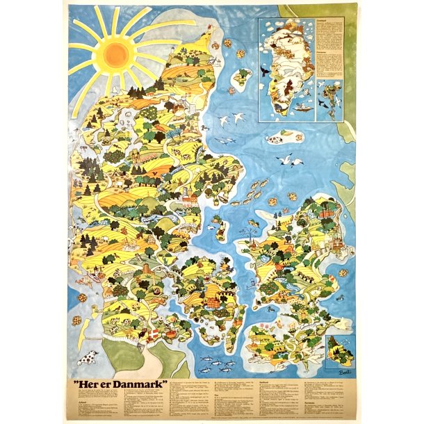 Original Plakat - Her Er Danmark