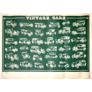 Original Plakat - Vintage Cars