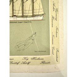 Original Plakat - Sejlskibe Igennem rhundreder