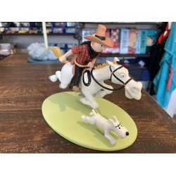 Tintin Figur - Tintin p hest