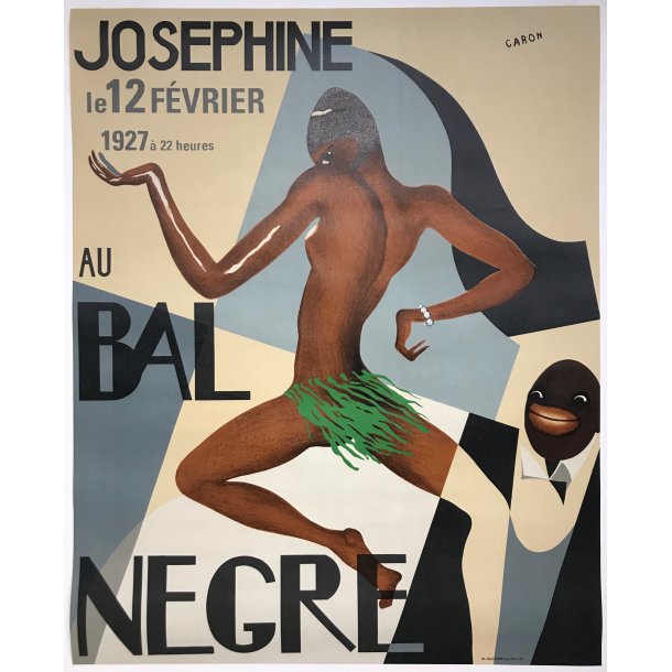 Original Plakat - Josephine Baker, Bal Negre