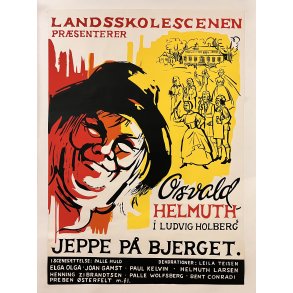 Original Teater Plakat - Jeppe P Bjerget