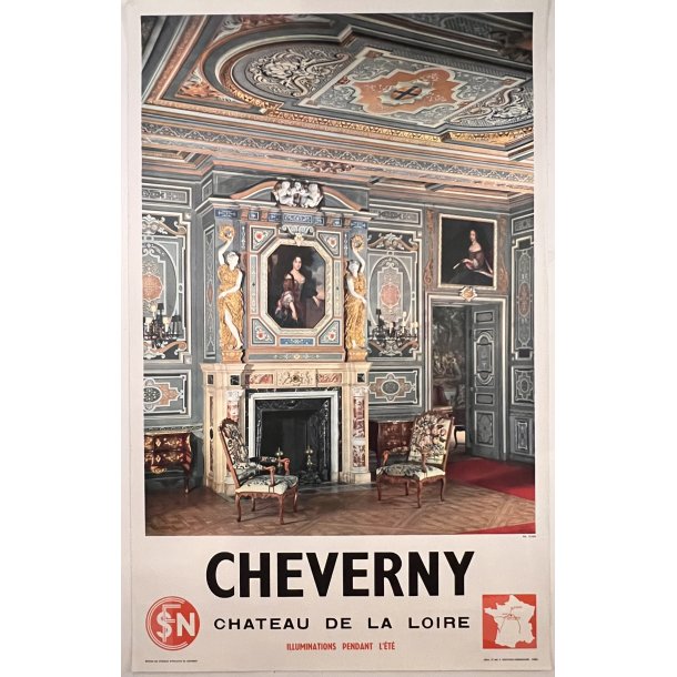 Original Cherverny Plakat