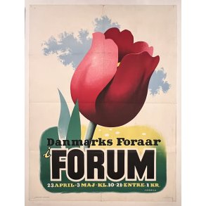 Original Danmarks Foraar i Forum Plakat