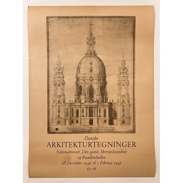 Danske Arkitekturtegninger - Original Plakat