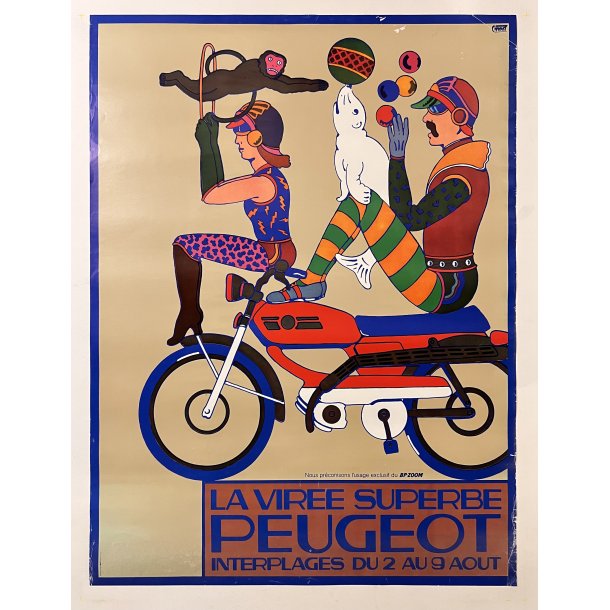 Original Peugeot Plakat