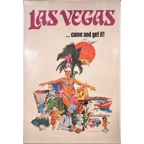 Original Plakat - Las Vegas ...Come and get it!