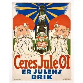 Original Plakat - Ceres Jule l Er Julens Drik
