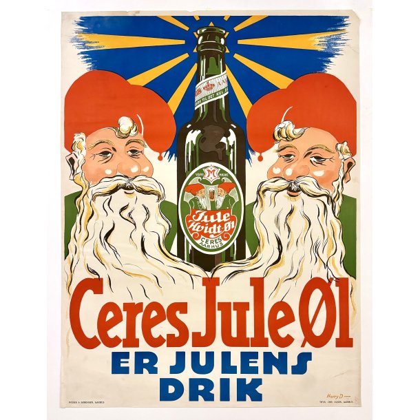 Original Plakat - Ceres Jule l Er Julens Drik