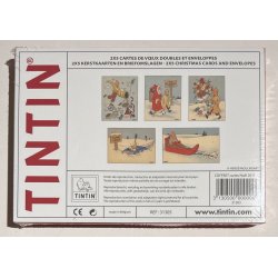 Tintin Julekort m/konvolutter