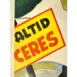 Original Tegning Og Plakat - Forlang Ceres, Drik Jydsk l I Jylland, Drik Ceres 1934