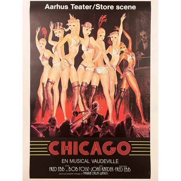 Original Aarhus Teater Plakat - Chicago