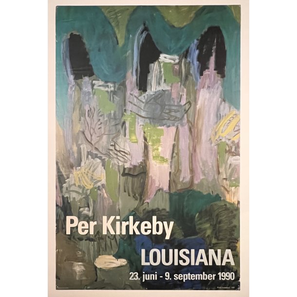 Original Per Kirkeby Plakat - Louisiana