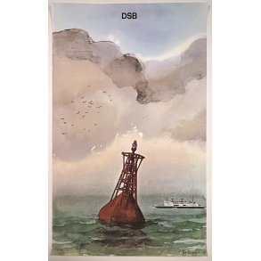 Original Bo Benfils Plakat - DSB
