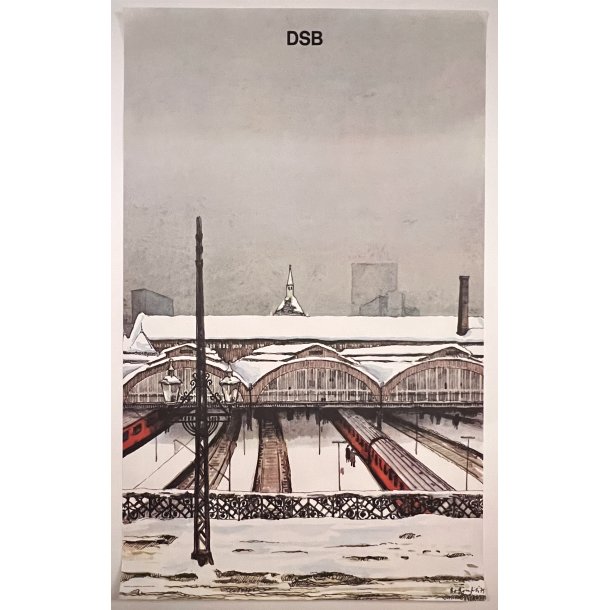 Original Bo Benfils Plakat - DSB