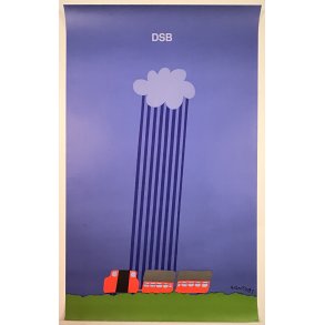 Original Per Arnoldi Plakat - DSB