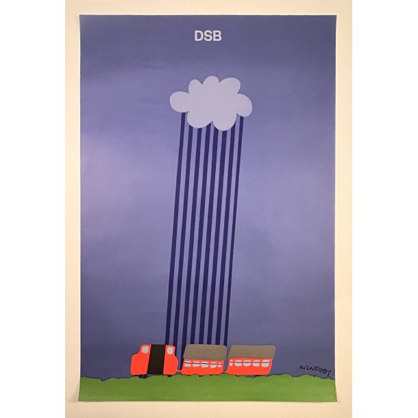 Original Per Arnoldi Plakat - DSB