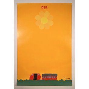 Original Per Arnoldi Plakat - DSB