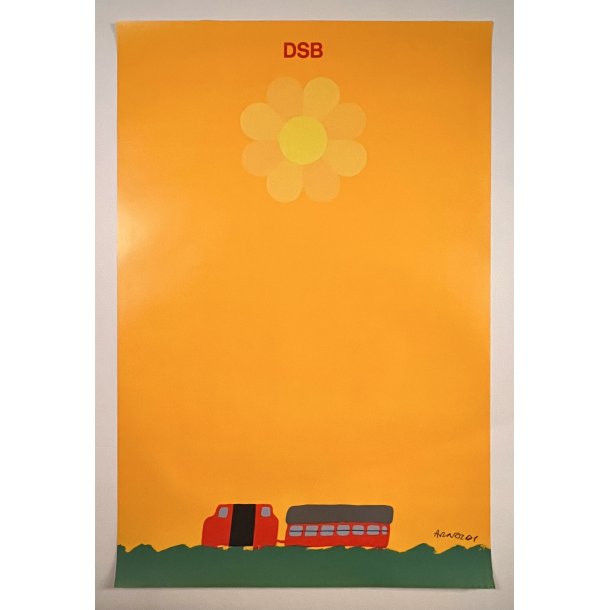 Original Per Arnoldi Plakat - DSB