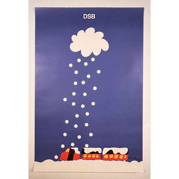 Original Per Arnoldi Plakat - DSB