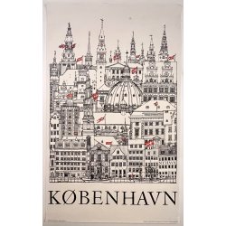 Original Jacob Sneum Plakat - Kbenhavn