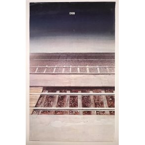 Original Vintage Plakat - DSB, Bent Holstein rsplakat #1