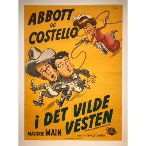 Abbott & Costello i det vilde vesten