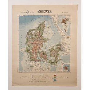 Danmarks Kort fra 1963