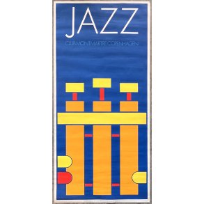 Original Per Arnoldi Plakat - Jazz Club Montmartre Copenhagen