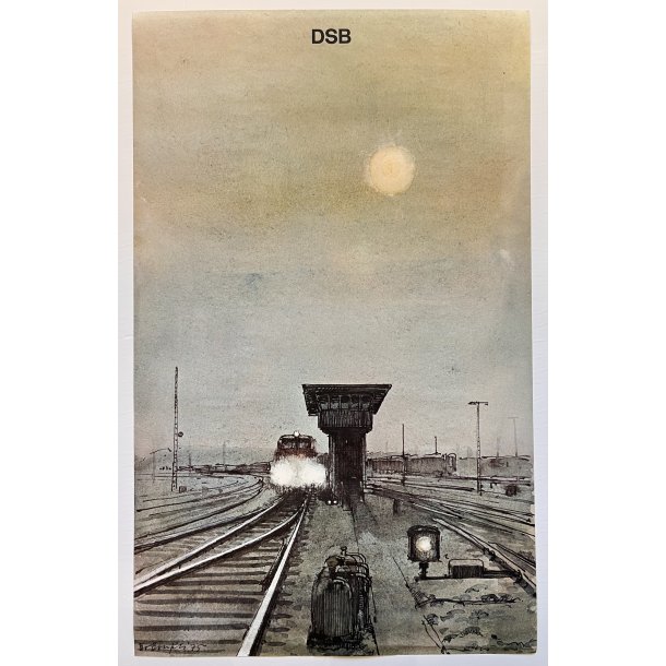 Original Bo Benfils Plakat - DSB