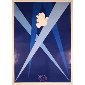 Original Per Arnoldi Plakat - 5. Maj 1945