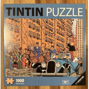 Brugt Tintin Puslespil - Parade I Amerika