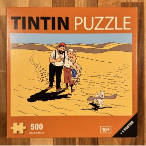 Brugt Tintin Puslespil - Tintin Og Haddock I rkenen - 500 Brikker