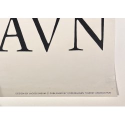 Original Jacob Sneum Plakat - Kbenhavn