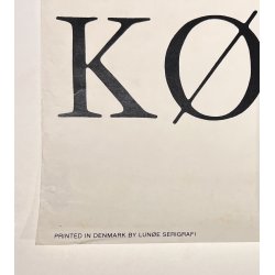 Original Jacob Sneum Plakat - Kbenhavn