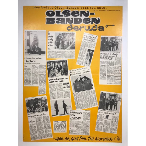 Olsen Banden Deruda - Reklameplakat