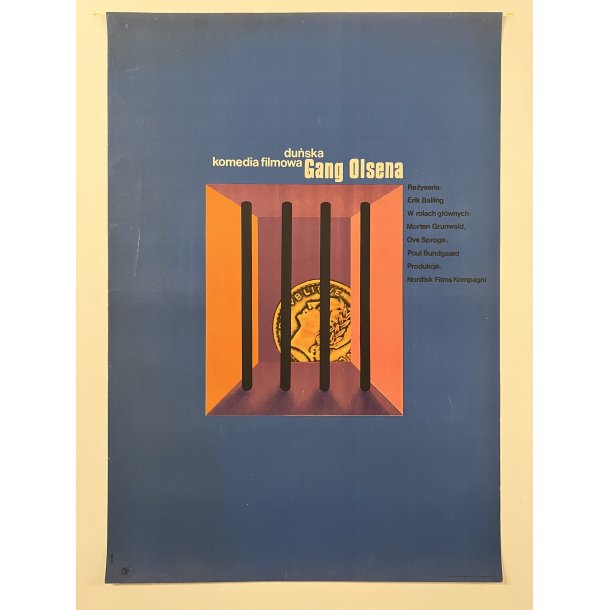 Olsen Banden Nr. 1 - Original Polsk Filmplakat 