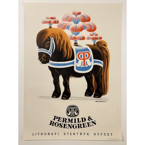 Original Plakat - Permild & Rosengreen, Cirkushest