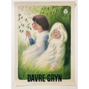 Original Vintage Plakat - Davre-Gryn