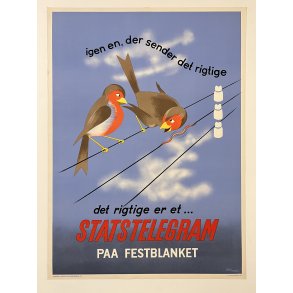 Original Plakat - det rigtige er et... Statstelegram