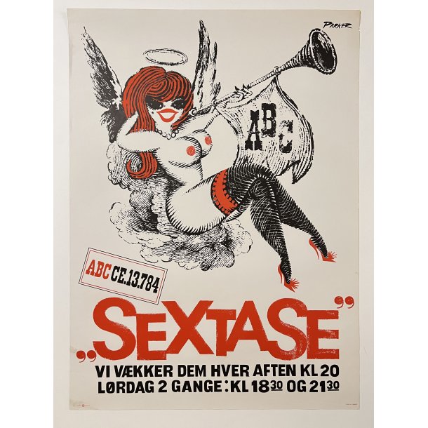 Orignal A.B.C. Revy Plakat - Sextase