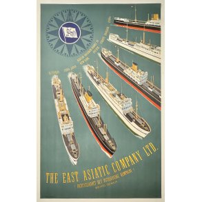 Original K Plakat - The East Asiatic Company LTD.