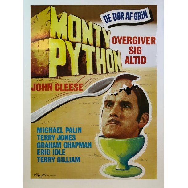 Monty Python overgiver sig altid