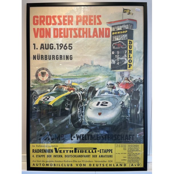 Original Plakat - Nrburgring 1965