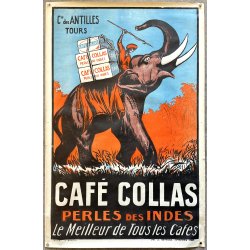 Original Plakat - Caf Collas, Perles Des Indes