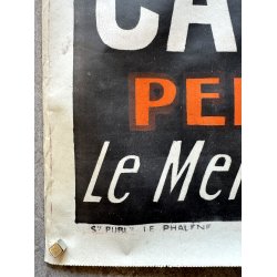 Original Plakat - Caf Collas, Perles Des Indes