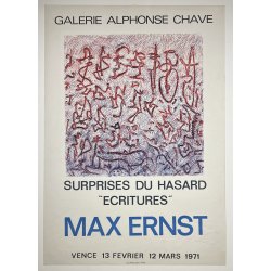 Original Plakat - Max Ernst, Galerie Alphonse Chave