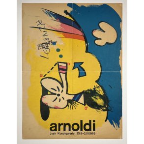 Original Plakat - Arnoldi, Jysk Kunstgalerie